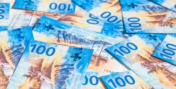 Dinero suizo — Foto de Stock