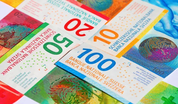 Svájci frankban — Stock Fotó