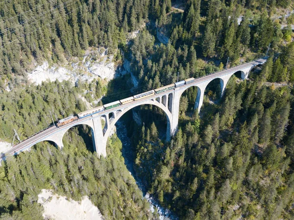 Landwasser viaduct — Stock Photo, Image