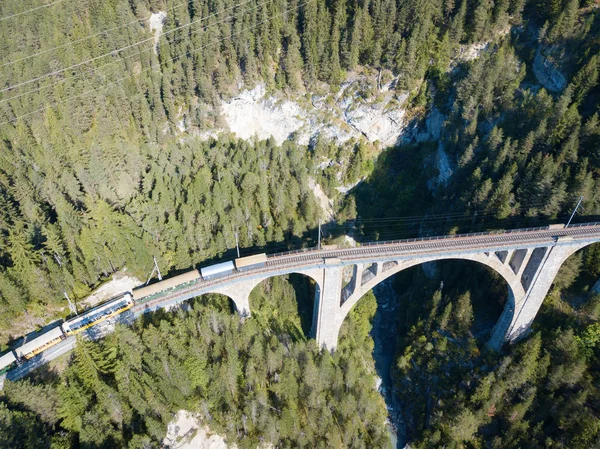 Viaduto de Landwasser — Fotografia de Stock