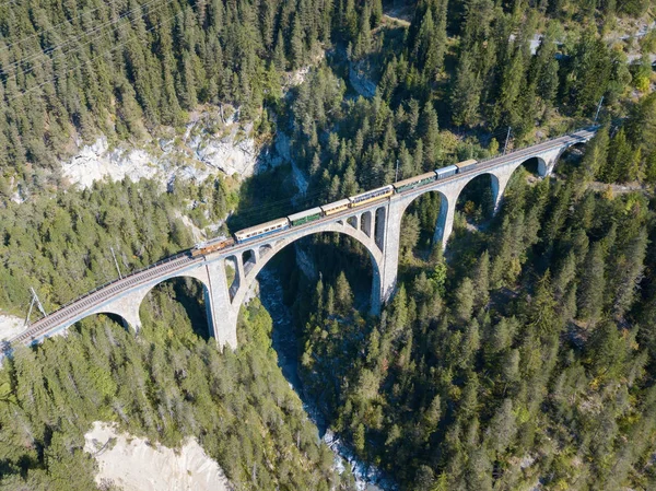 Landwasser-viaduct — Stockfoto