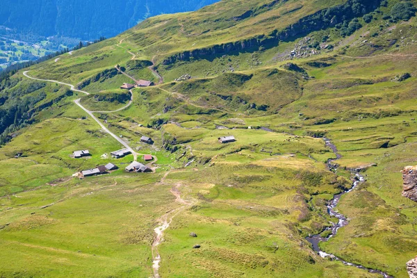 İsviçre Alpleri'nde hiking — Stok fotoğraf