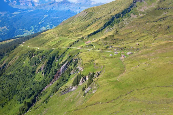Senderismo en los Alpes suizos —  Fotos de Stock