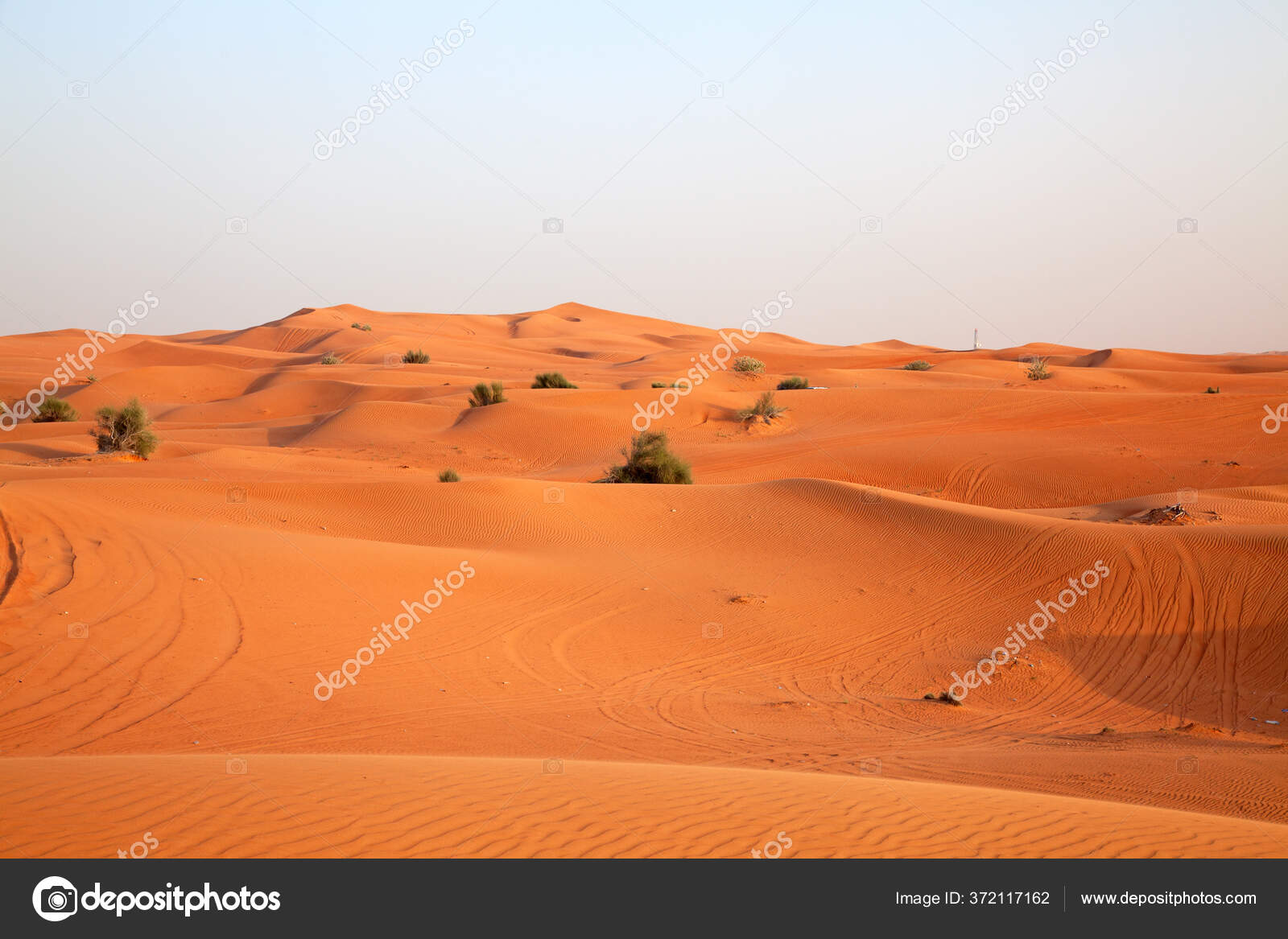 Red Sand Arabian Desert Riyadh Saudi Arabia Stock Photo by ©swisshippo