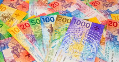 Yeni İsviçre banknotlarının koleksiyonu (2017-2019 yıllarında yayınlandı))