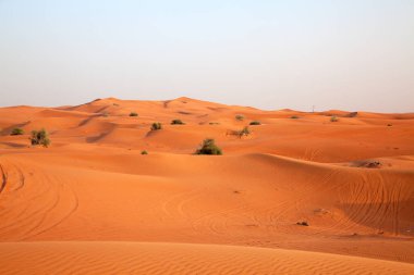 Suudi Arabistan, Riyad yakınlarında kırmızı kum 