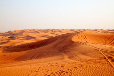 Suudi Arabistan, Riyad yakınlarında kırmızı kum 