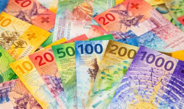 Yeni İsviçre banknotlarının koleksiyonu (2017-2019 yıllarında yayınlandı))