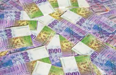 İsviçre 1000 franklık banknotların koleksiyonu. İsviçre Ulusal Bankası (SNB) tarafından yayınlanan 1000 franklık banknot dünyanın en değerli banknotlarından biridir. Mevcut 1000 franklık banknotlar 1995 yılından beri İsviçre 'de dolaşımda..