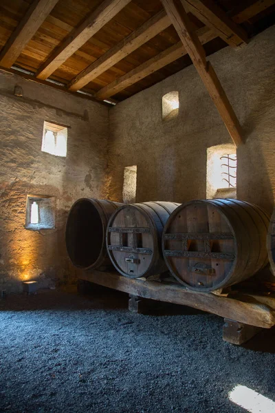 Wine Cellar George Monastery Stein Rhein Medieval City Shaffhausen Switzerland — Stock Photo, Image