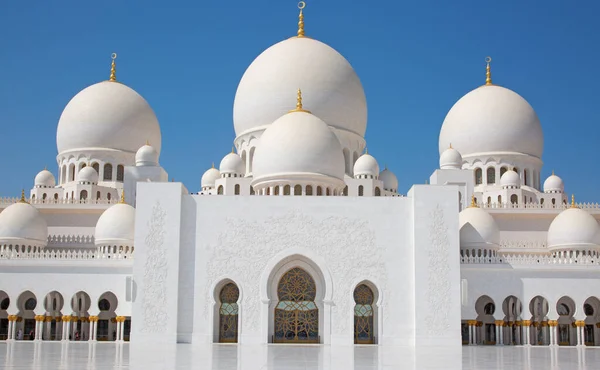 Famous Sheikh Zayed Mosque Abu Dhabi United Arab Emirates — Stock Photo, Image