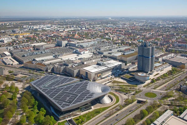 München Deutschland April 2019 Zentrale Und Museum Des Berühmten Automobilherstellers — Stockfoto