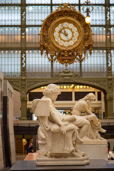 París Francia Septiembre 2015 Salón Principal Del Museo Orsay Musee —  Fotos de Stock