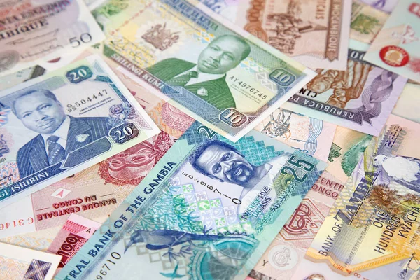 Variedad Los Billetes Africanos —  Fotos de Stock