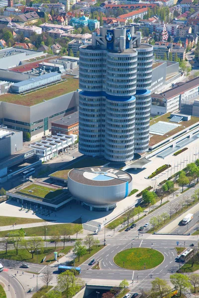 Munich Niemcy Kwietnia 2019 Siedziba Muzeum Słynnego Producenta Samochodów Bmw — Zdjęcie stockowe