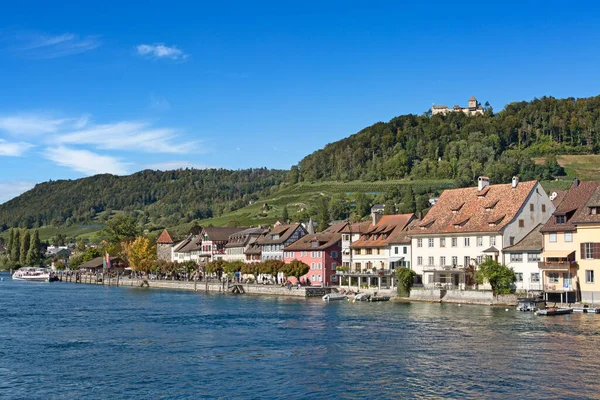Stein Rhein Kota Abad Pertengahan Dekat Shaffhausen Swiss — Stok Foto