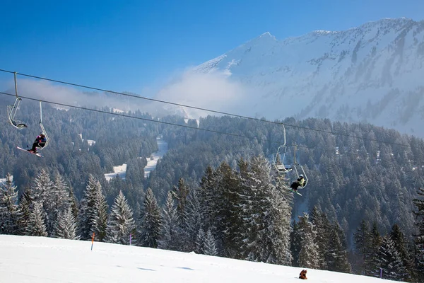 Inverno Nelle Alpi Svizzere Svizzera — Foto Stock