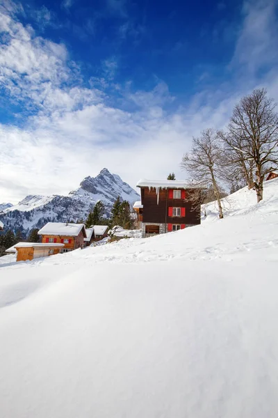 Winter Swiss Alps Switzerland — Stock Photo, Image