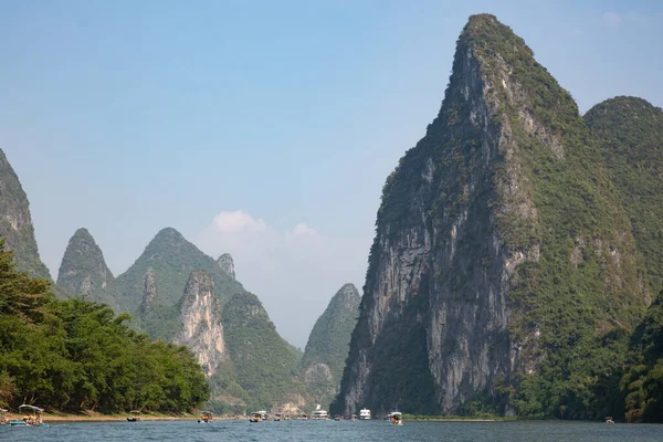 River Lijiang River Guangxi Zhuang Autonomous Region China Flows Kilometres — Stock Photo, Image