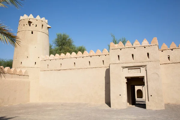 Famous Jahili Fort Ain Oasis Zjednoczone Emiraty Arabskie — Zdjęcie stockowe