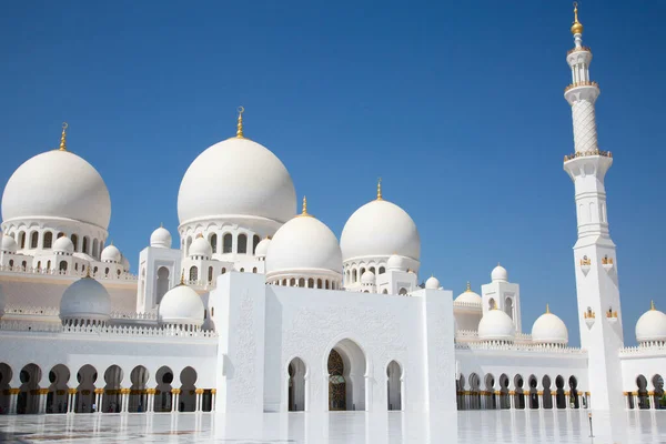 Mesquita Sheikh Zayed Famosa Abu Dhabi Emirados Árabes Unidos — Fotografia de Stock