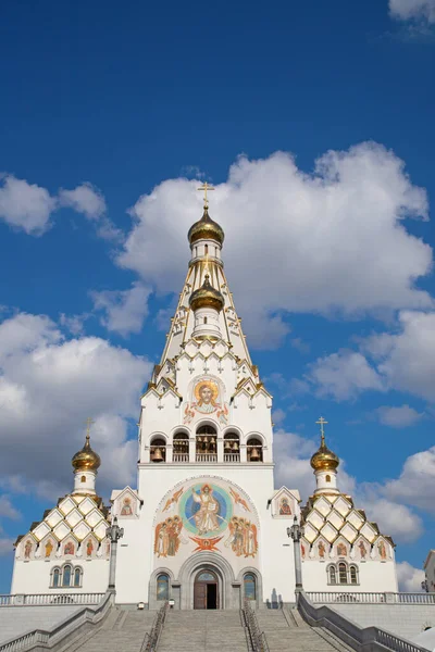 Alla Helgons Kyrka Minsk Republiken Vitryssland — Stockfoto