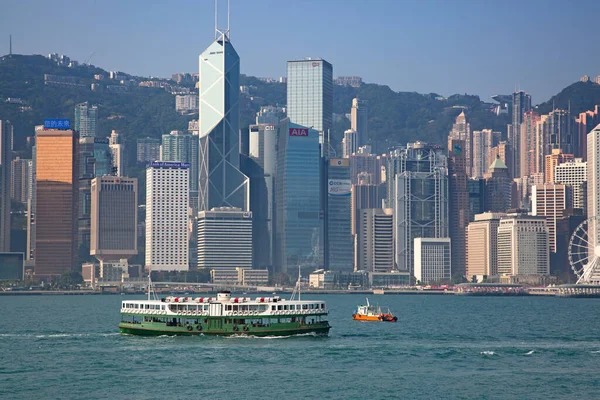 Hong Kong Abril Ferry Day Star Cruzando Porto Victoria Abril — Fotografia de Stock