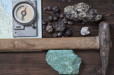 jeolojik araçları ve mineraller