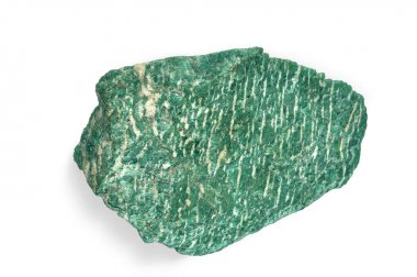 Örnek amazonite beyaz bir arka plan üzerinde