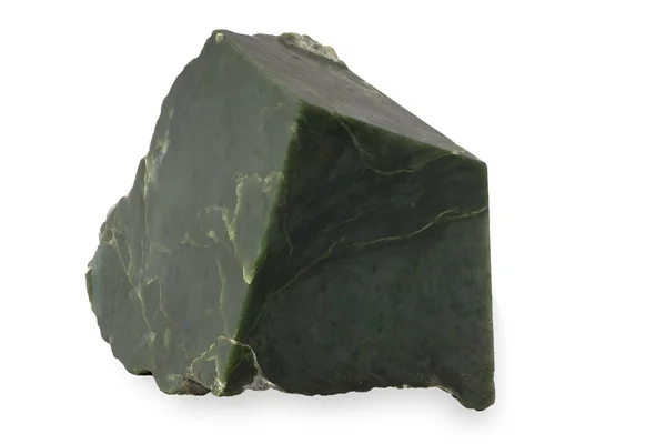 Zbliżenie surowego jade stone mineralne — Zdjęcie stockowe