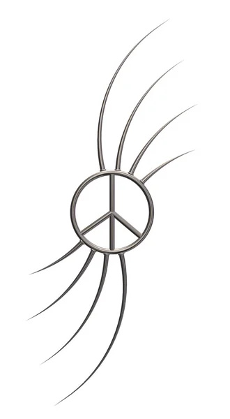 Pacific symbol med törnen - 3d illustration — Stockfoto