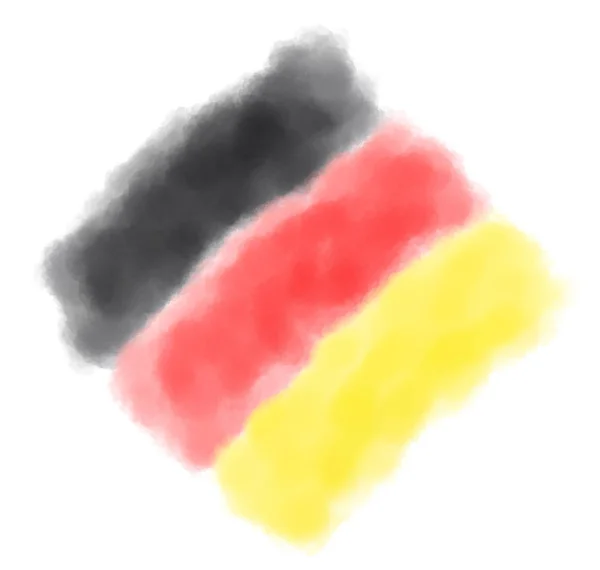 Deutsche Farben - Aquarell-Illustration — Stockfoto