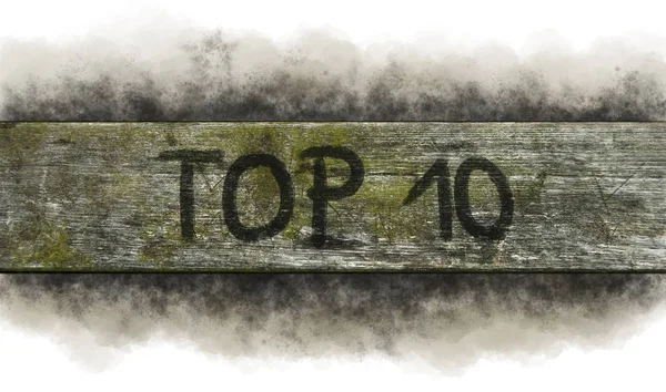 Top 10 ahşap üzerine — Stok fotoğraf