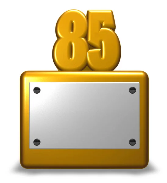 Número de ouro 85 — Fotografia de Stock
