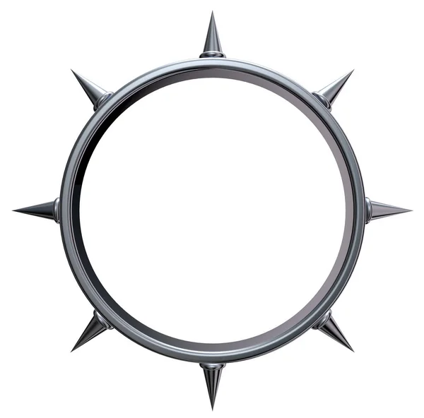 Metalen zon symbool — Stockfoto