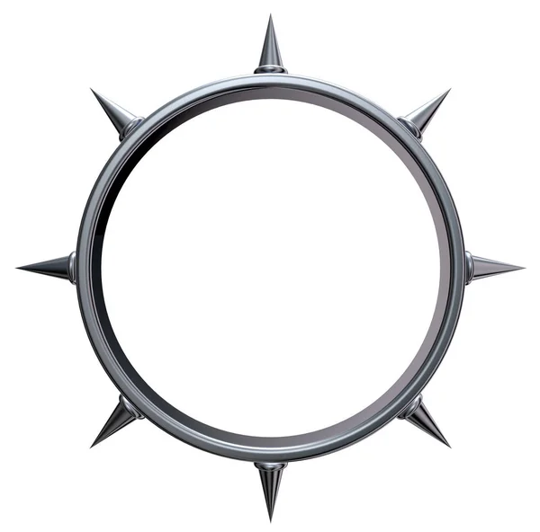 Metal sun symbol — Stock Photo, Image