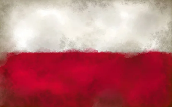 Flag of poland — Stock Photo, Image