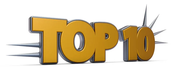 Top 10 — Zdjęcie stockowe