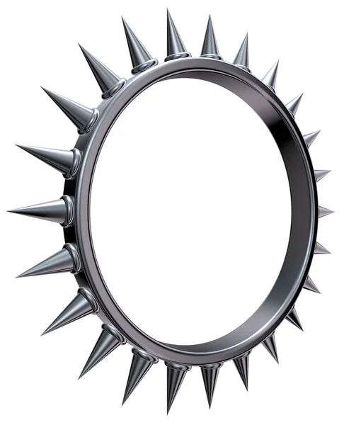 Metal sun symbol — Stock Photo, Image