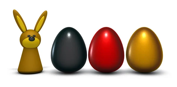 Huevos de Pascua alemanes — Foto de Stock