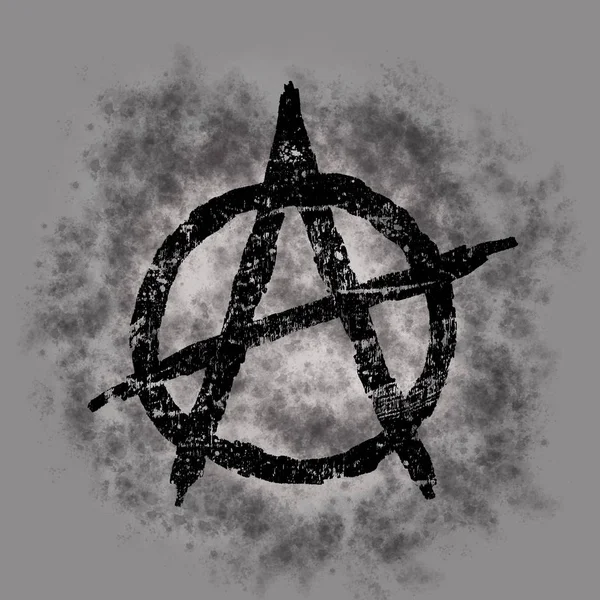 Symbolu anarchii — Zdjęcie stockowe