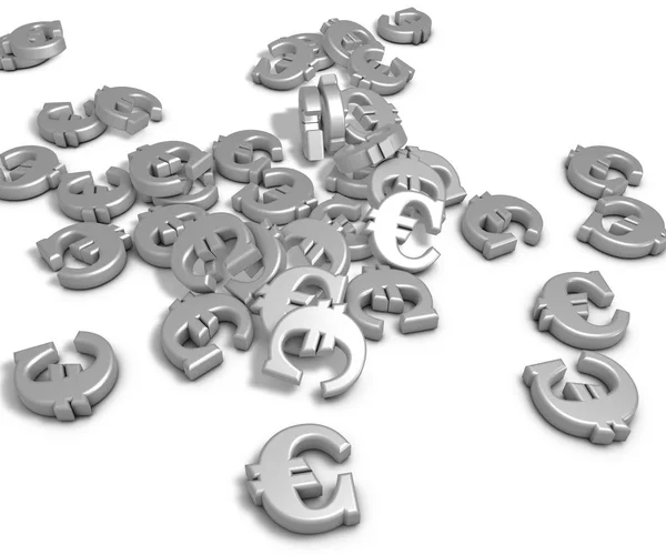 Euro symbols — Stock Photo, Image