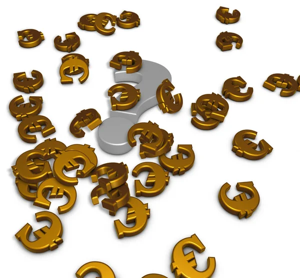 Euro symbols — Stock Photo, Image