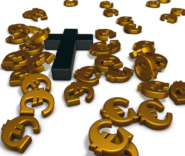 Finanças cristãs — Fotografia de Stock