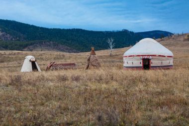 Beyaz Yurt - Nomad'ın çadır Kazakistan halkının Ulusal konut olduğunu.