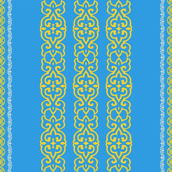 Arka planda Kazak göçebe kabileleri