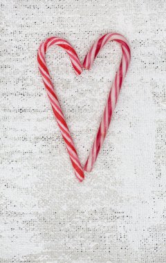 Nordic Style Noel Süslemesi Şeker Çubuğu Kalbi