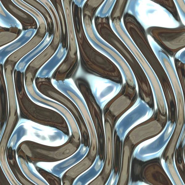 Naadloze herhalende glanzende metalen textuur — Stockfoto