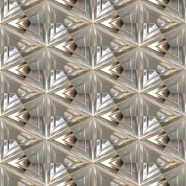 Sömlös upprepning av metalliska mönster Kakel — Stockfoto