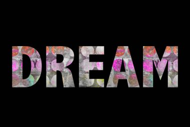 Renkli Desenli Drea Kelimesi